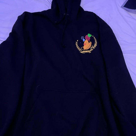XXXL ORGINAL Quackity Est. 2000 Planet Duck Hoodie - Picture 2 of 4